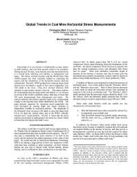 Image of publication Global Trends in Coal Mine Horizontal Stress Measurements