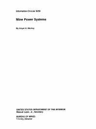 Image of publication Mine Power Systems