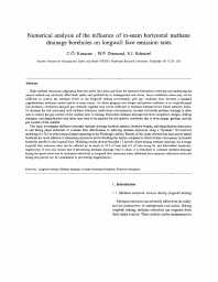 Image of publication Numerical Analysis of the Influence of In-Seam Horizontal Methane Drainage Boreholes on Longwall Face Emission Rates