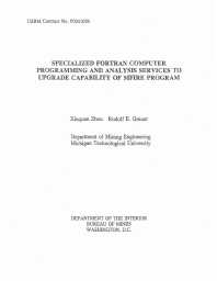 Image of publication Specialized Fortran Computer Programming and Analysis Services to Upgrade Capability of MFIRE Program