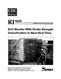 Image of publication Drill Monitor With Strata Strength Classification in Near-Real Time