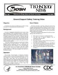 Image of publication Technology News 482 - Ground Support Safety Training Video