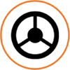 Vehicle Steering Wheel Icon