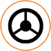 vehicle steering wheel icon