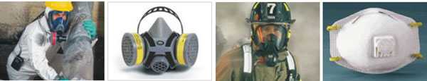 Examples of respirators and protective technology