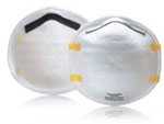 Cup Style Surgical N95 respirator (interior and exterior view)