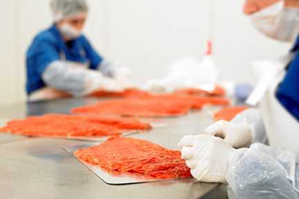 seafood processing workers