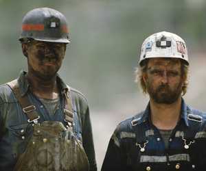 Photo of two miners