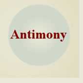 	antimony