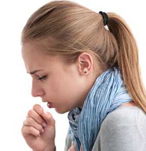 girl coughing