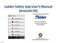Cover - Ladder Safety App Users Manual (Android OS)