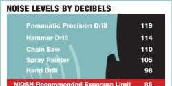	Noise Level By Decibles Infographic Icon