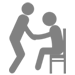 Icon for patient handling injuries