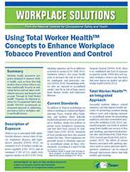 	publication of using twh concepts to enhance workplace tobacco prevention and control