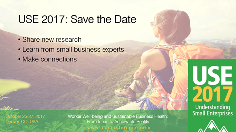 Save the Date graphic for Understanding Small Enterprises 2017