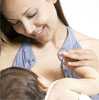 Mom breastfeeding a baby