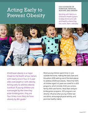 Cover: Acting Early to Prevent Obesity