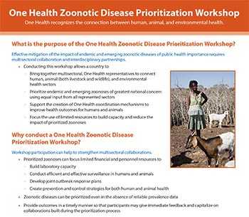 Factsheet: Zoonotic Disease Prioritization Workshop