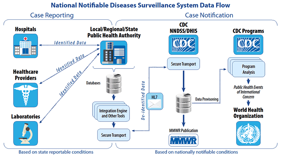 National Notifiable Diseases Surveillance System Data Flow