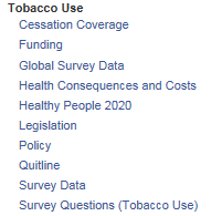 Explore tobacco use topics in OSHData