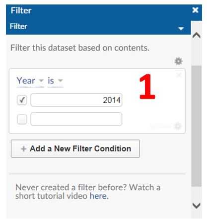 Filtering by Year- Step 1B