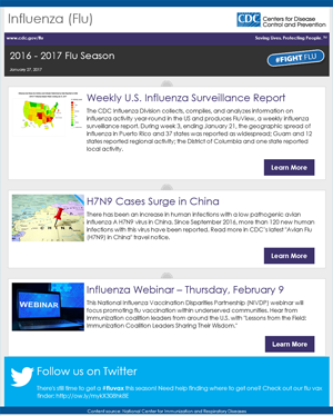 Sample of the Flu Newsletter