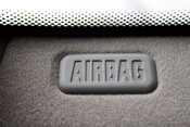 photo: airbag sign in car