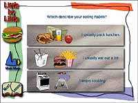 A sample screen from the Little by Little CD-ROM