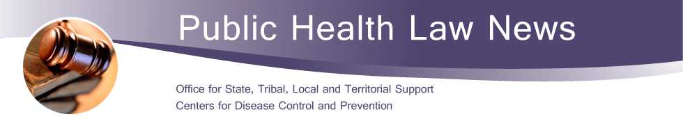 Public Health Law News Banner