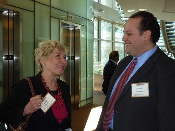 Joan Cioffi with the CDC and Robert Samaan with FEMA