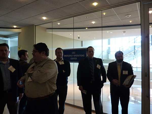 Representatives from FEMA Region IV joined the Whole Community program leaders on the tour of CDC's Emergency Operation Center