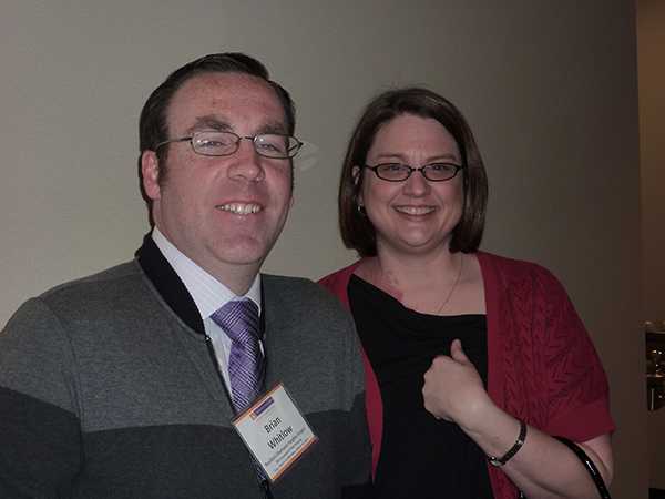 Brian Whitlow with SF CARD and Stephanie Brady with the Independent Living Center, Inc Joplin, Missouri.