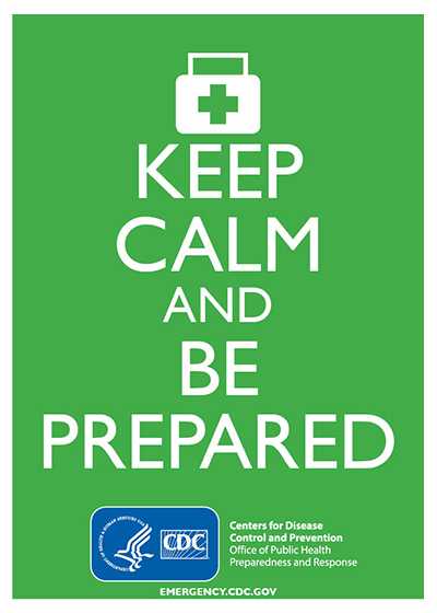 Keep Calm and Be Prepared (Green)