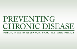 Preventing Chronic Disease (PCD) cover