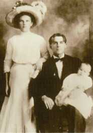 Bronislaw Grala, his wife Teofilia, and their first-born son Bronislaw, Jr.