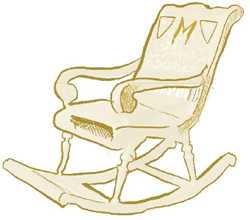 Illustration of a rocking chair