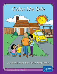 Cover of the English Color Me Safe coloring book