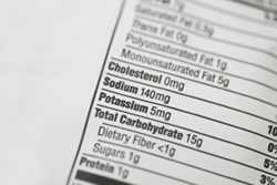 Read your product's nutrition labels. The amount of sodium (and remember to check serving size) it contains may surprise you.