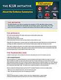 	The cover of about the evidence summaries pdf