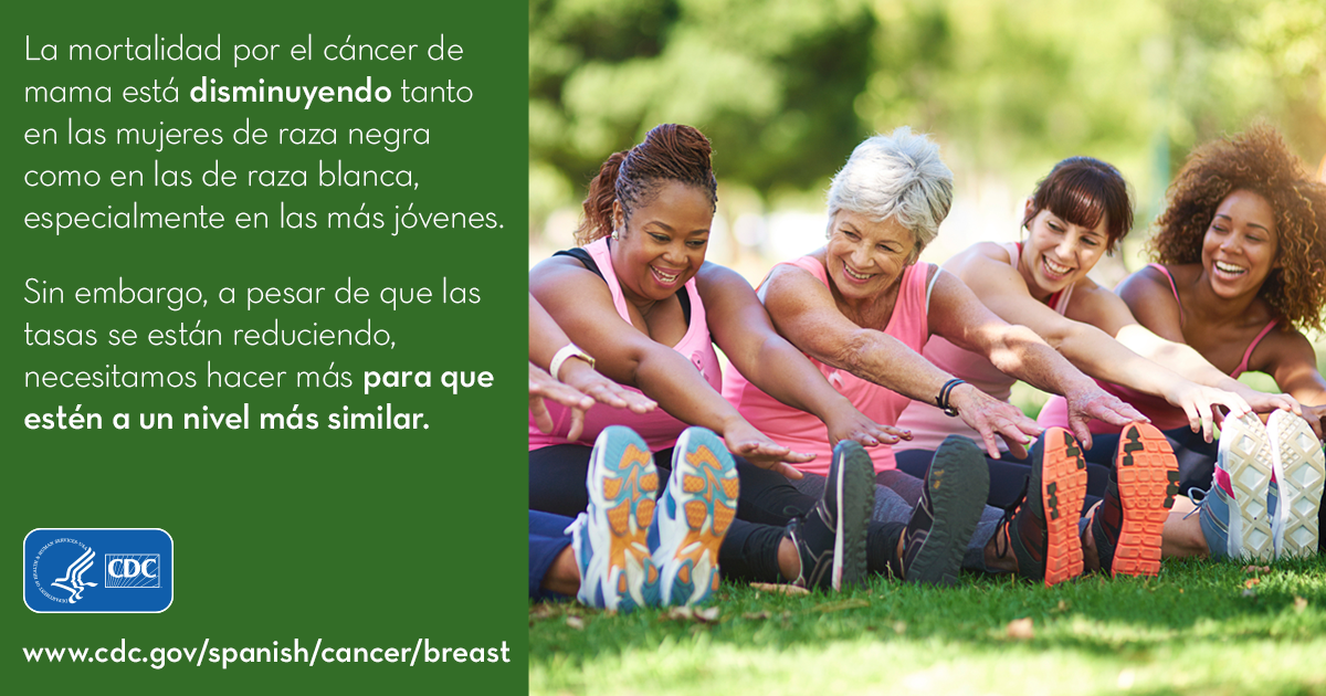 La mortalidad por el cáncer de mama está disminuyendo tanto en las mujeres.