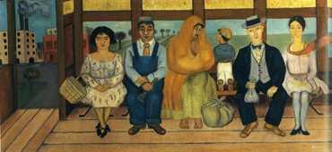 El autobús, por Frida Kahlo
