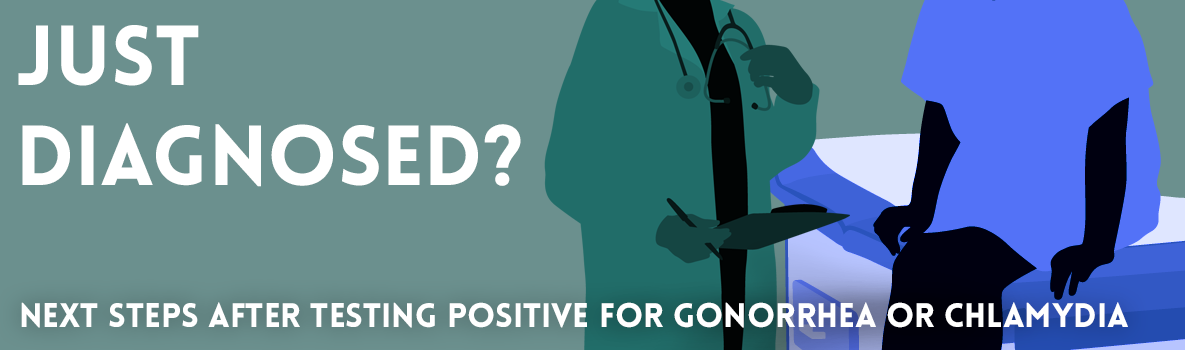 Just Diagnosed? Next steps after testing positive for gonorrhea or chlamydia.