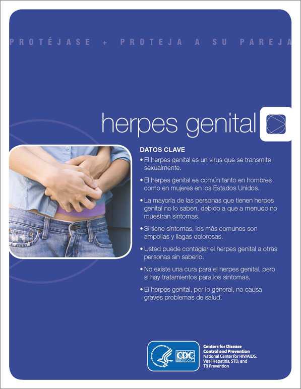 Herpes genital: la realidad - Folleto