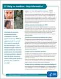 El VPH y los hombres - Hoja informativa