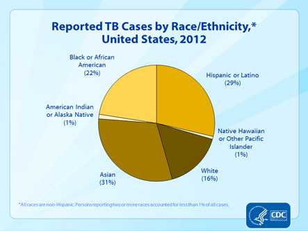 Slide 12. Reported TB Cases by Race/Ethnicity, United States, 2012