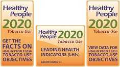 Healthy People 2020 buttons