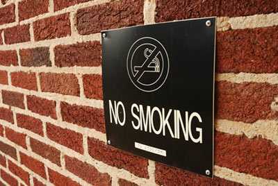 Picture of a no smoking sign