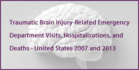 Traumatic Brain Injury-Related Emergency Department Visits, Hospitalizations, and Deaths - United States 2007 and 2013