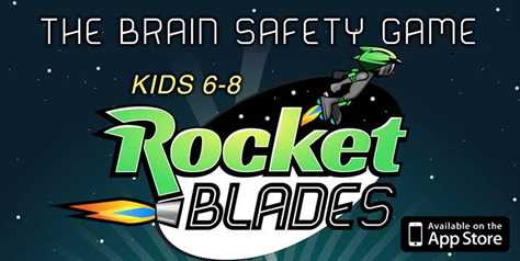 Rocket Blades The Brain Safety Game Kids 6-8 Available on the App Store