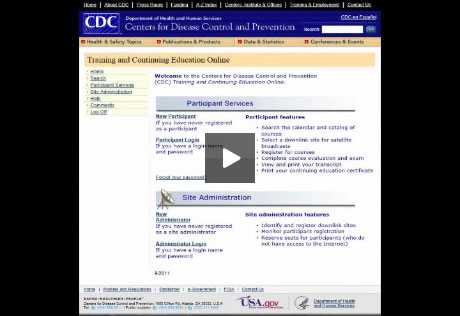video, Obtaining CE Credit for Immunization Courses
